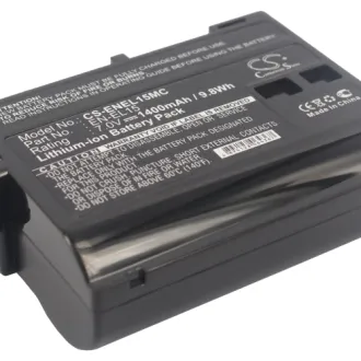 Batería para cámara Nikon Coolpix D7000 (EN-EL15) 1400mAh 7V