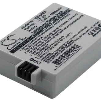 Batería para cámara Canon EOS 1000D (LP-E5) 1080mAh 7.4V