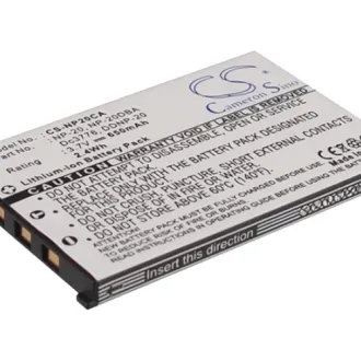 Batería para cámara Casio Exilim Card EX-S880 (NP-20) 650mAh 3.7V