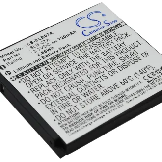 Batería para cámara Samsung ST50 (SLB-07A) 720mAh 3.7V