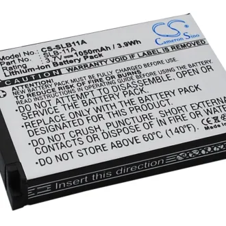 Batería para cámara Samsung EX1 (SLB-11A) 1050mAh 3.7V