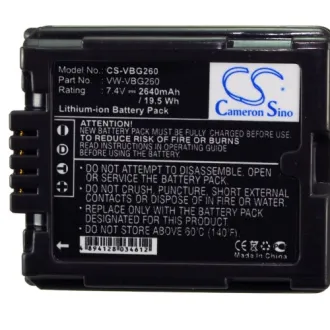 Batería Panasonic HDC-HS100 VW-VBG260 2640mAh — foto 4