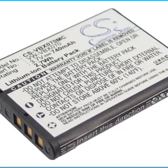 Batería para cámara Panasonic HM-TA2 (VW-VBX070) 740mAh 3.7V