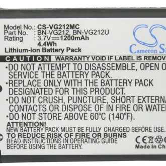 Batería JVC GZ-V700 BN-VG212 1200mAh — foto 4