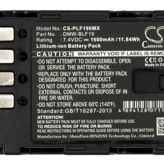 Batería Panasonic Lumix DMC-GH3 DMW-BLF19 1600mAh — foto 3