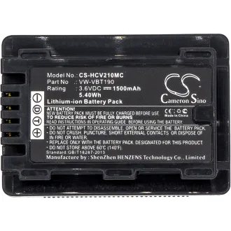 Batería Panasonic HC-250EB VW-VBT190 1500mAh — foto 3