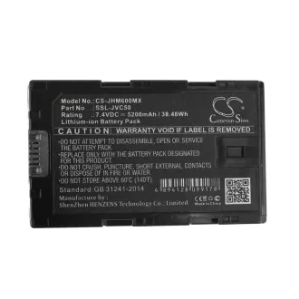 Batería JVC GY-HM200 SSL-JVC50 5200mAh — foto 3