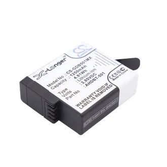 Batería para cámara GoPro Hero 5 (601-10197-00) 1250mAh 3.85V