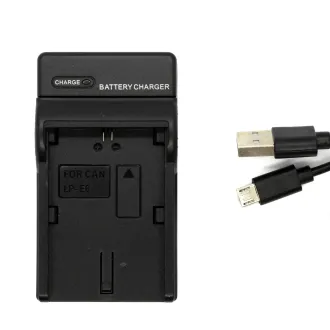 Cargador para batería de cámara Canon – LPE-6 Safety Energy