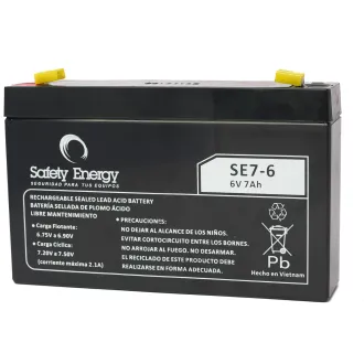Batería de gel 6V 7Ah Safety Energy