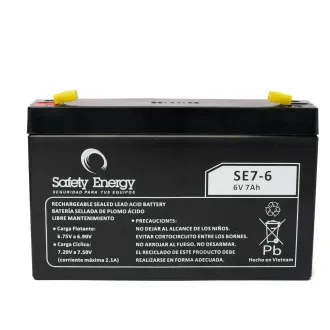 Batería de gel 6V 7Ah Safety Energy — foto 3