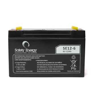Batería de gel 6V 12Ah Safety Energy — foto 4