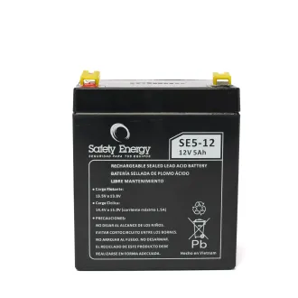 Batería de gel 12V 5Ah Safety Energy — foto 3