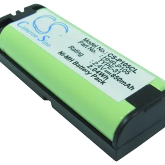 Batería para teléfono inalámbrico Panasonic KX-242 (HHR-P105) 850mAh
