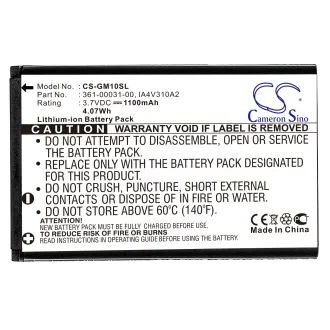 Batería Garmin GPS Mobile 10 010-10840-00 1100mAh — foto 3