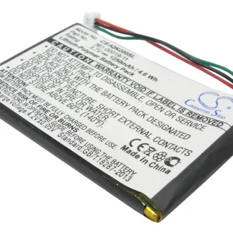 Batería para GPS Garmin NUVI 200 (010-00621-10) 1250mAh 3.7V