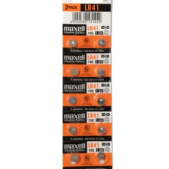 Pila botón LR41 Alcalina Maxell