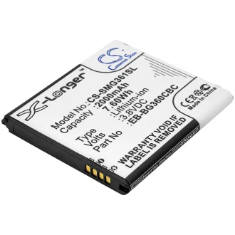 Batería para celular Samsung J2 (EB-BG360BBE) 2000mAh 3.7V