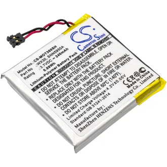 Batería para smartwatch Motorola MOTO 360 (SNN5950A) 240mAh 3.8V